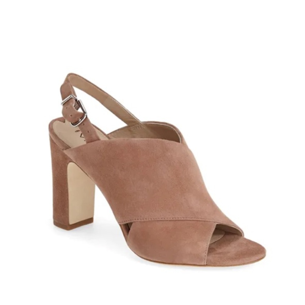 Via Spiga Slingback Suede Heels